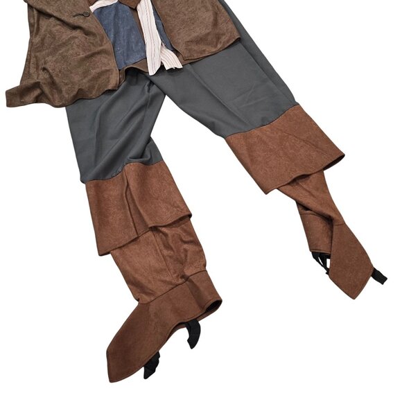 vintage Disney Pirates Of The Caribbean Jack Sparrow Halloween Costume Gasparill - Picture 6 of 8
